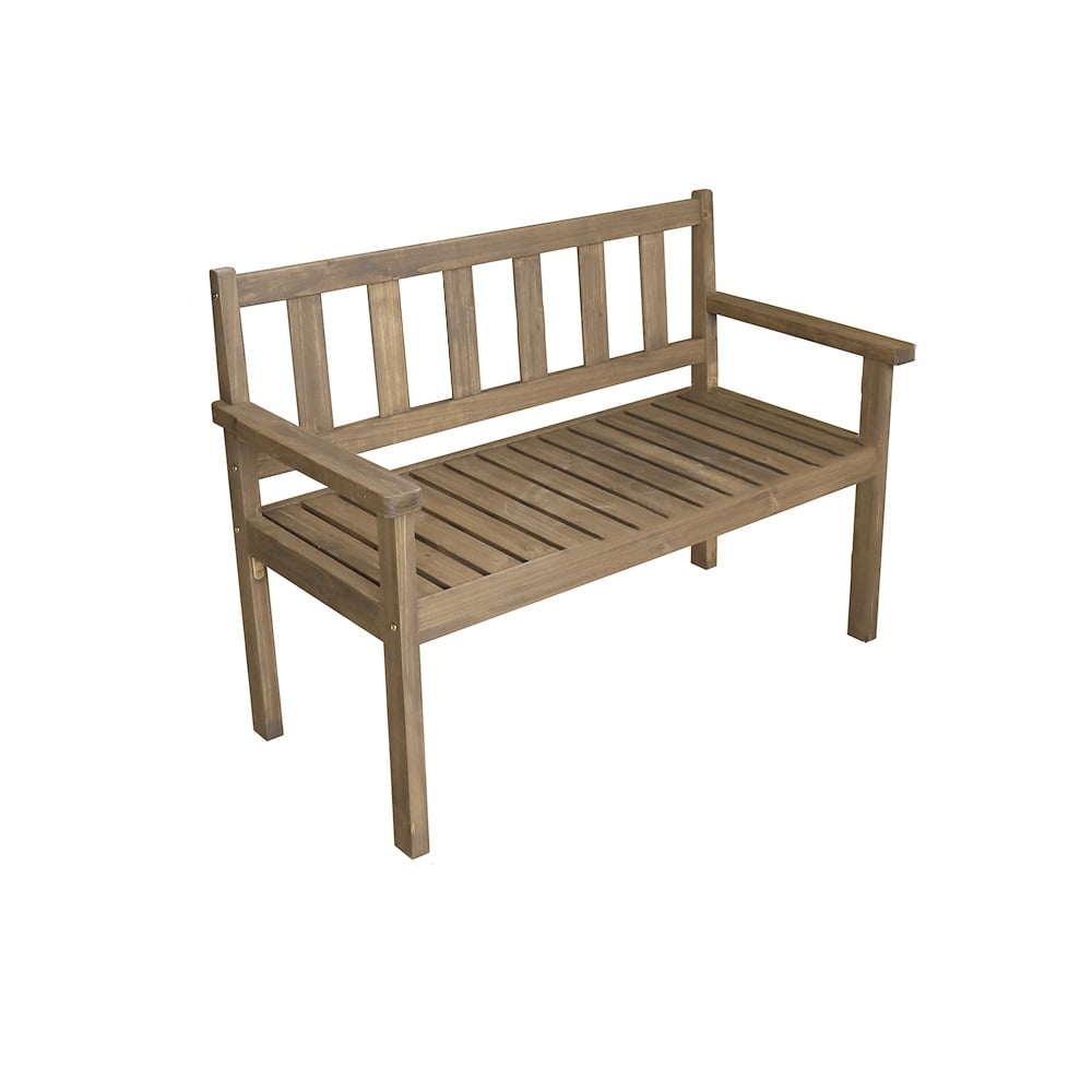 4-Pieces Foldable Outdoor Dining Set with 2-Seater Bench and Stools window image