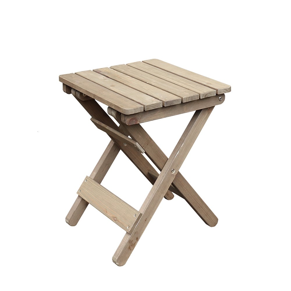 4-Pieces Foldable Outdoor Dining Set with 2-Seater Bench and Stools window image