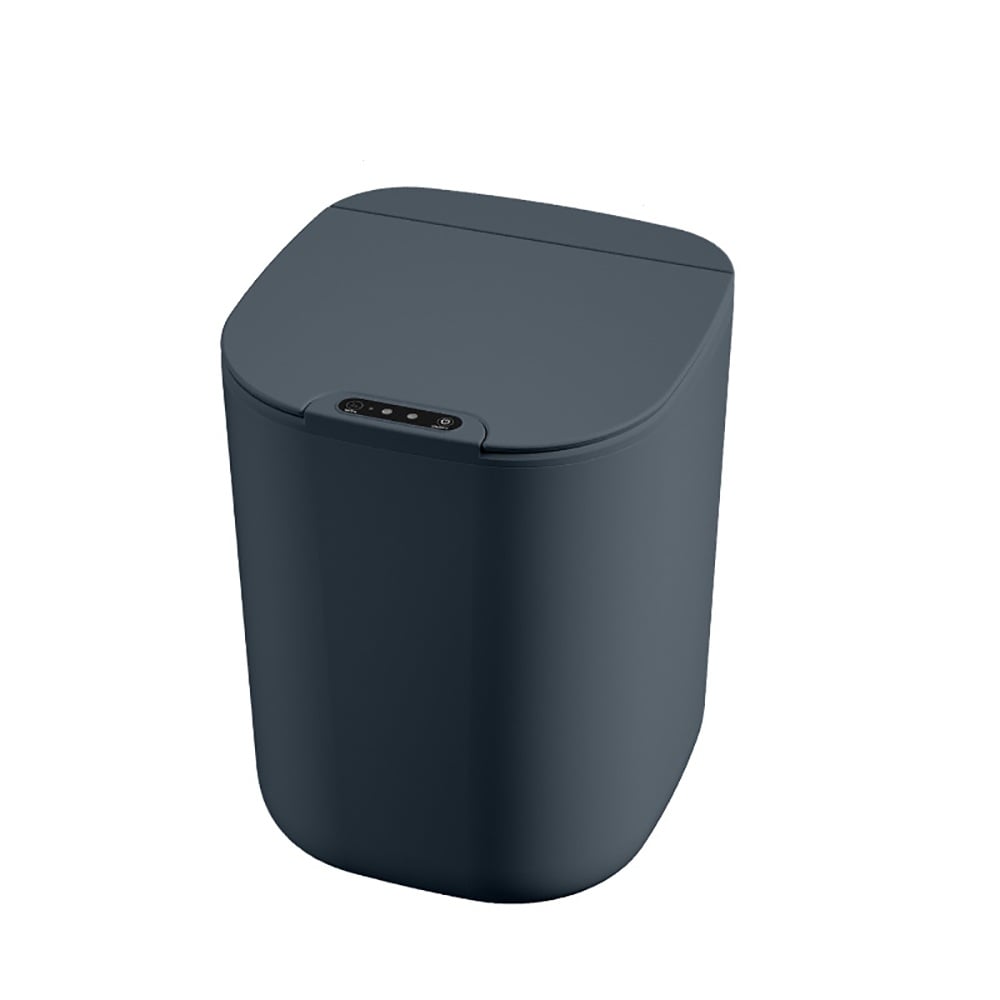 Electric Self-Sealing and Self-Changing Kitchen Motion Sensor Trash Can 4.49 Gallon-Deep Blue window image