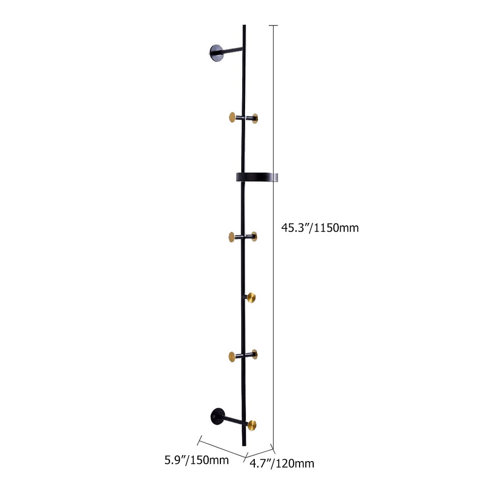 Nordic Coat Rack Entryway Wall Mounted Rack with Tray window image