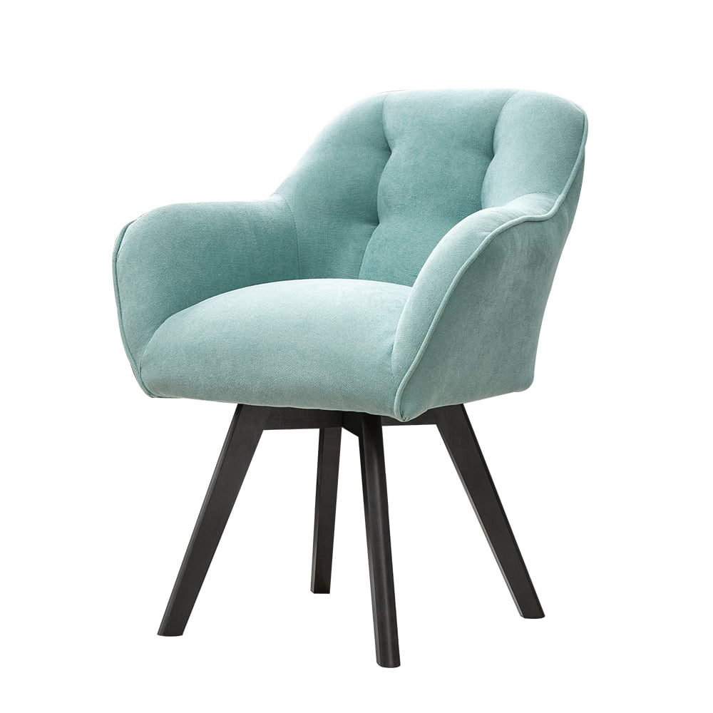 Modern Leath-aire Tufted Swivel Office Chair Upholstered Home Task Chair window image