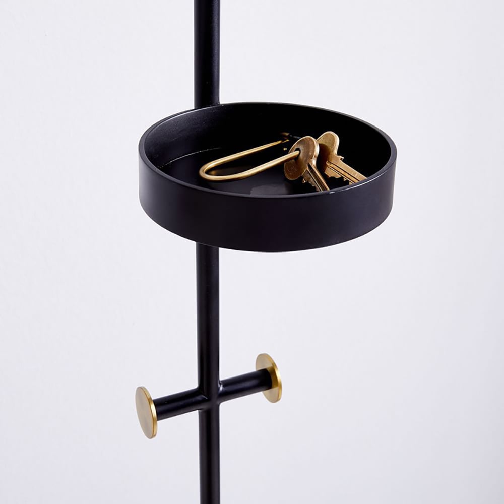 Nordic Coat Rack Entryway Wall Mounted Rack with Tray window image