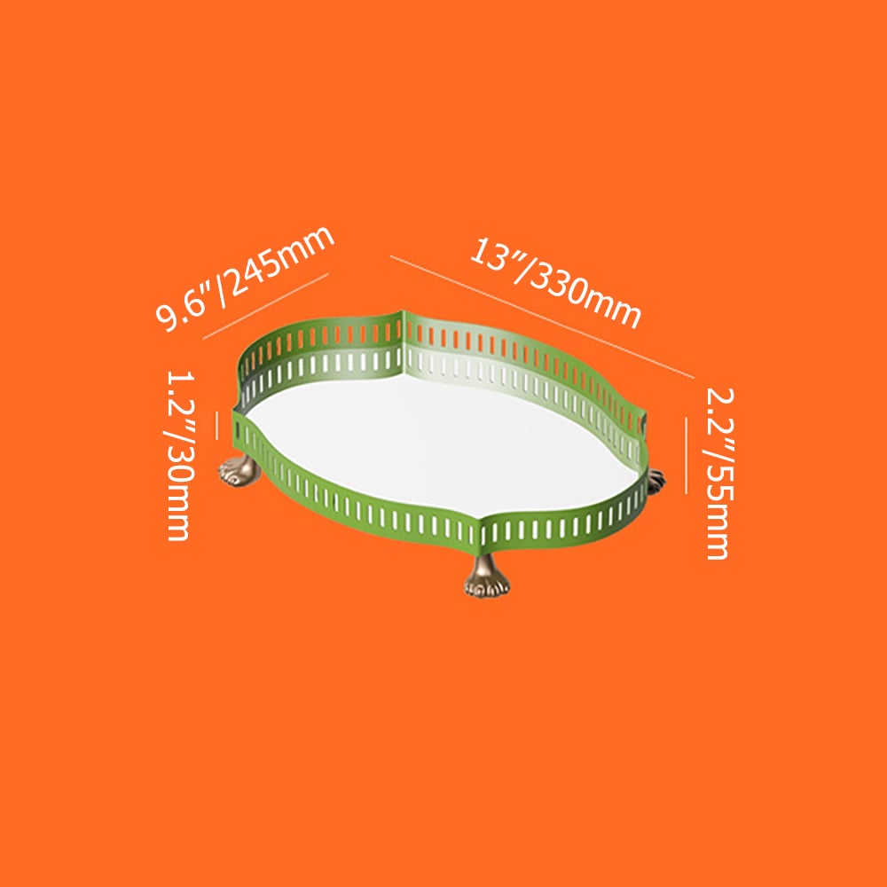 Cute Hollow-Out Tray Desk Organiser with 4 Cat Paws window image