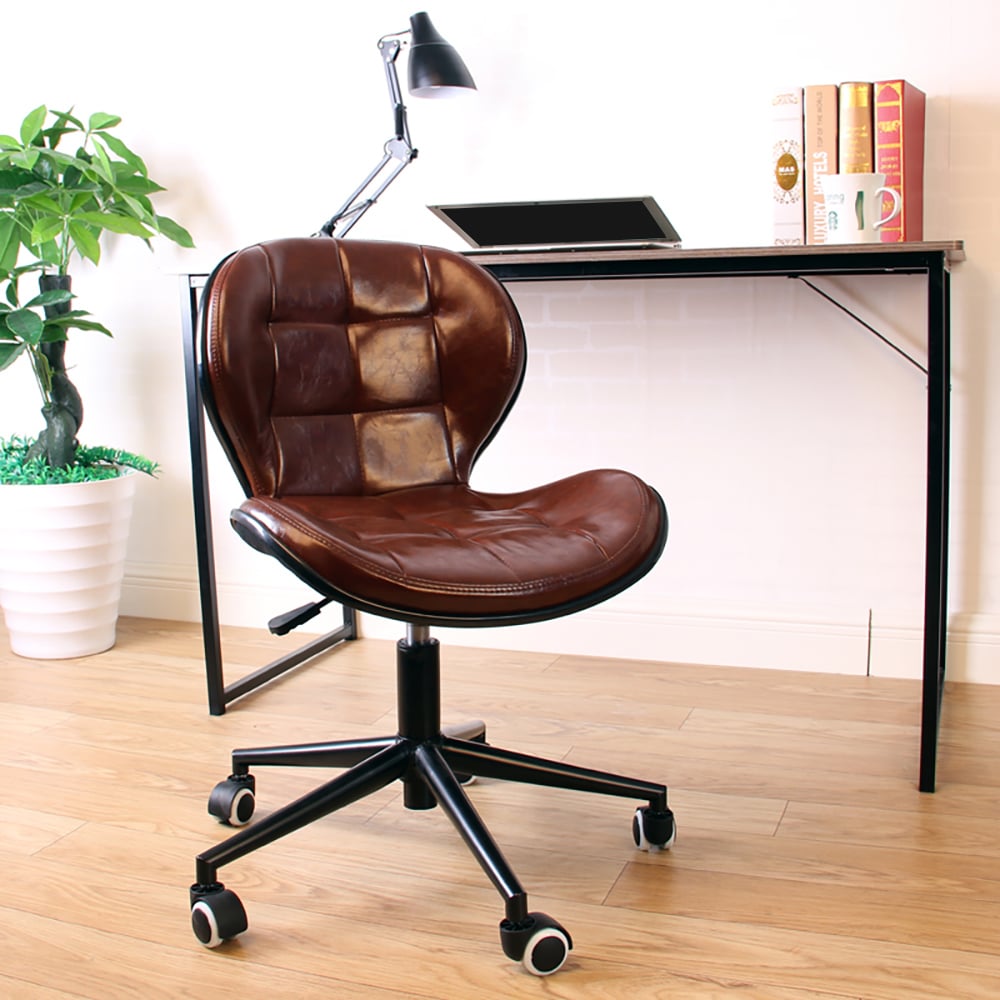 Bürostuhl Kunstleder drehbarer Arbeitsstuhl verstellbare Höhe Schaufensterbilder