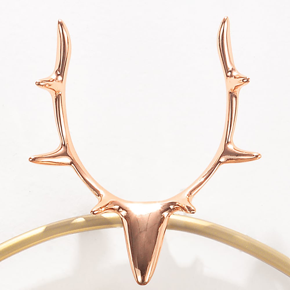 Style B Modern Simple Geometric Round Metal Wall Clock with Golden Pendulum window image