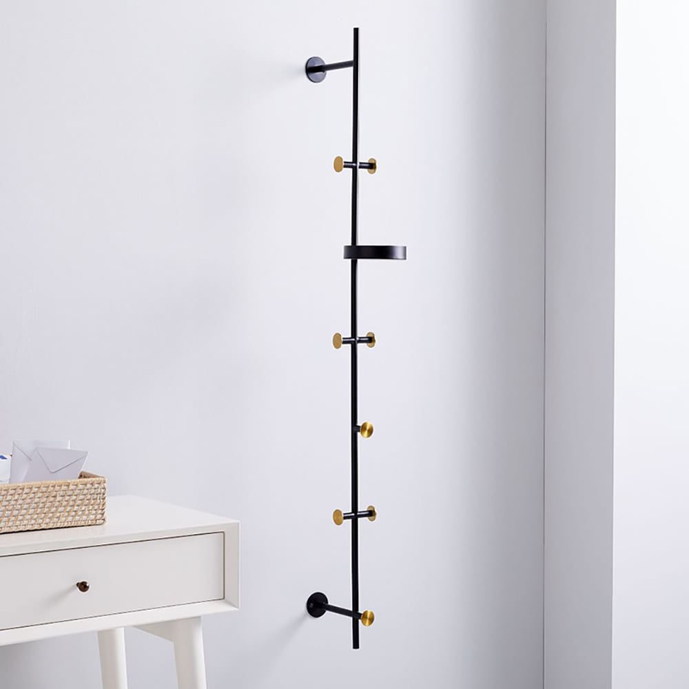 Nordic Coat Rack Entryway Wall Mounted Rack with Tray window image