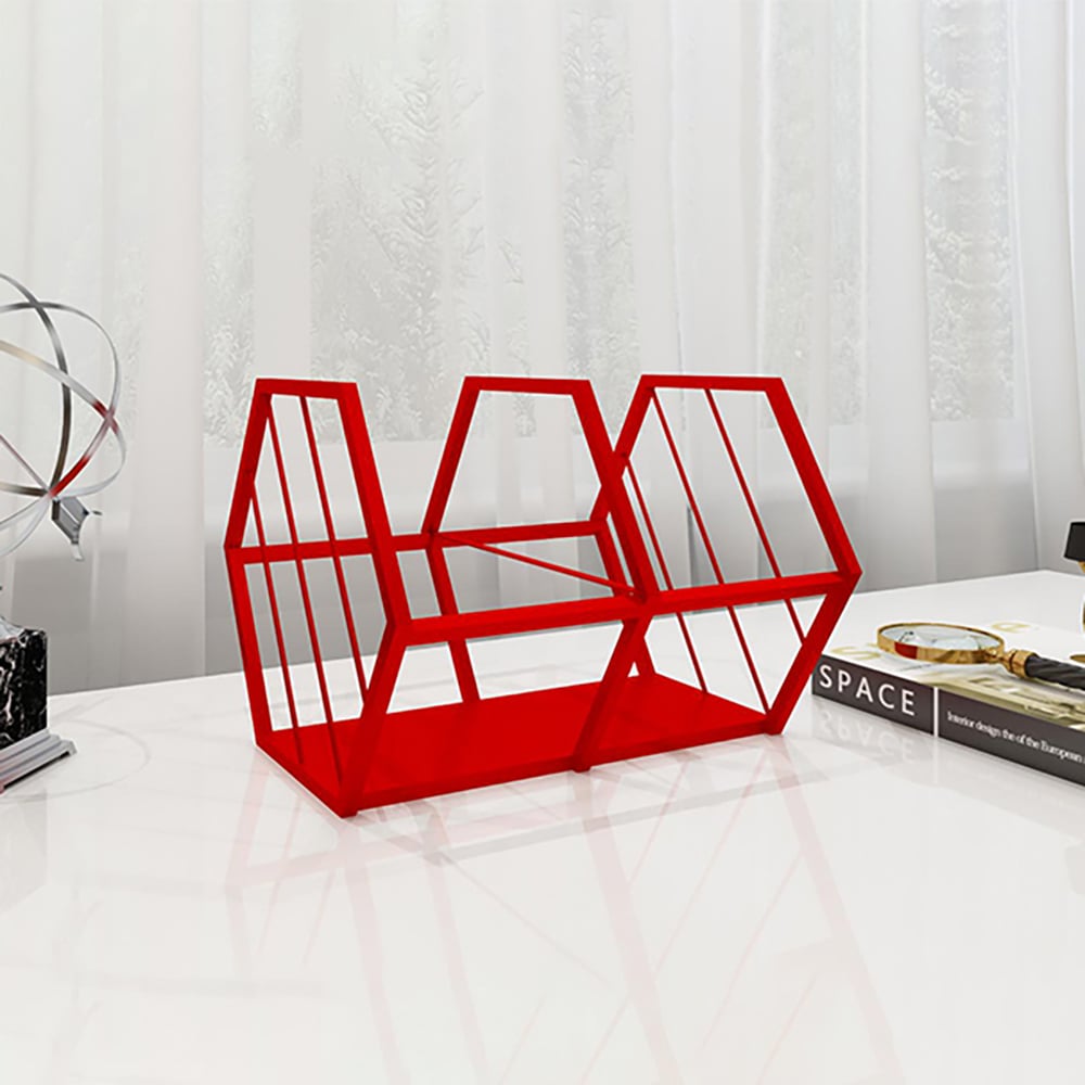 Nordic Stand Desk Organizer Decor Magazine Rack window image