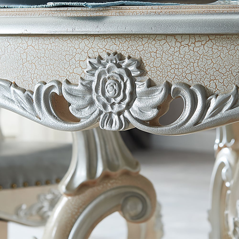 51.2"Traditional Round Dining Table in Solid Wood Vintage Dining Table window image