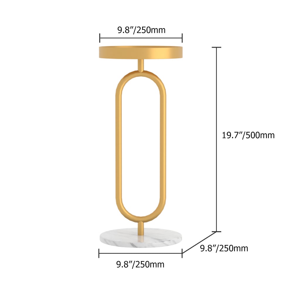 Étagère florale autoportante pour plante dorée nordique 500 mm image de fenêtre