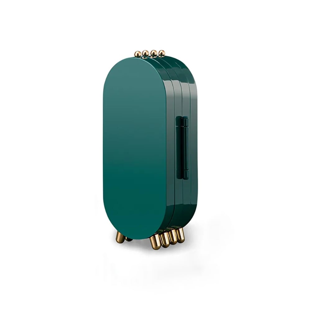 Desk Organiser Earring Holder Jewelry Display Stand-Green window image