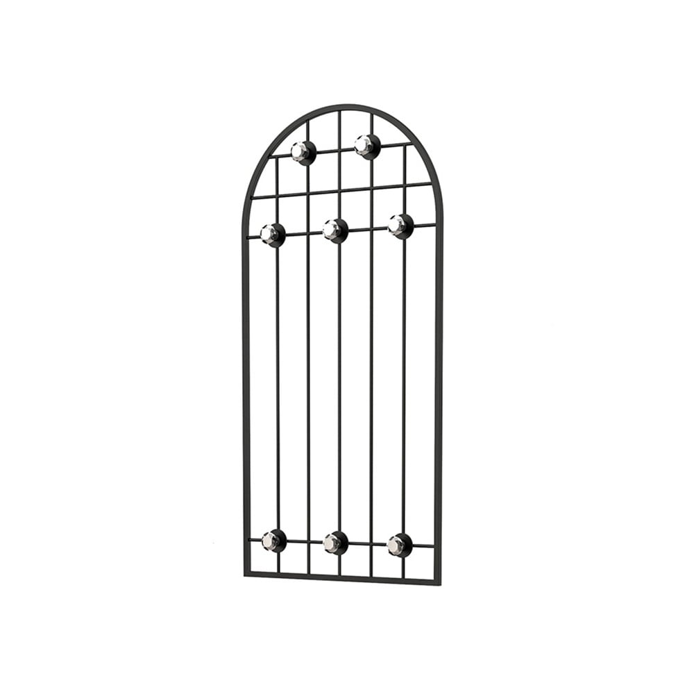 Wandgemonteerde kapstok Entryway met decorhaken Vensterafbeelding