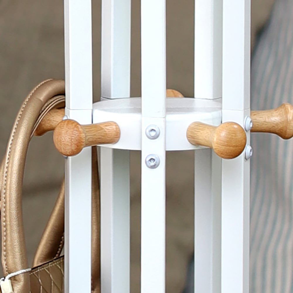 68.3" Modern Standing Coat Rack Decor Entryway Rack with Hooks window image