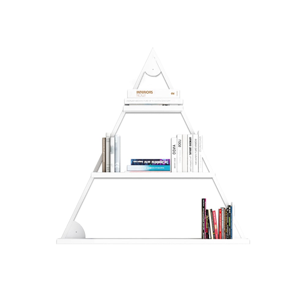 Triangular Floating Shelves Geometric Decor Wall Shelf window image