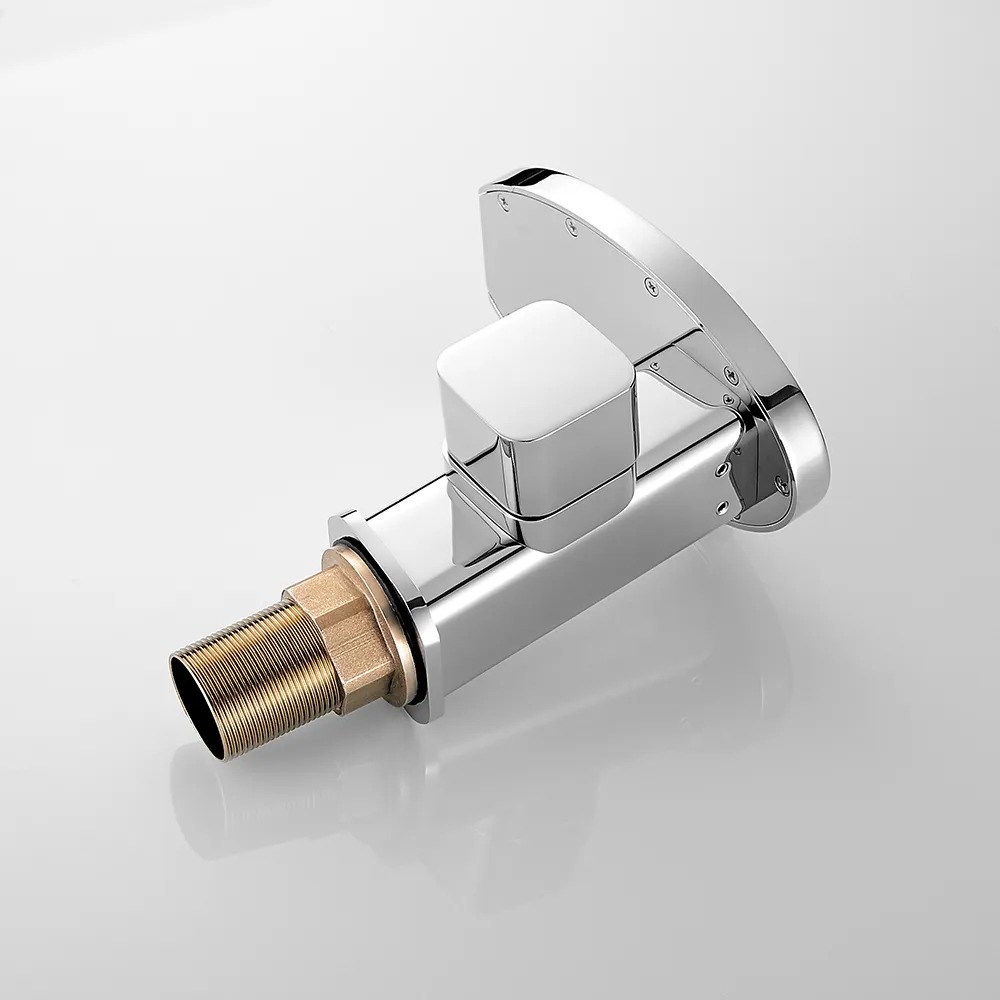 LED Single Handle Waterfall Bathroom Sink Faucet Round Spout Solid Brass in Chrome window image