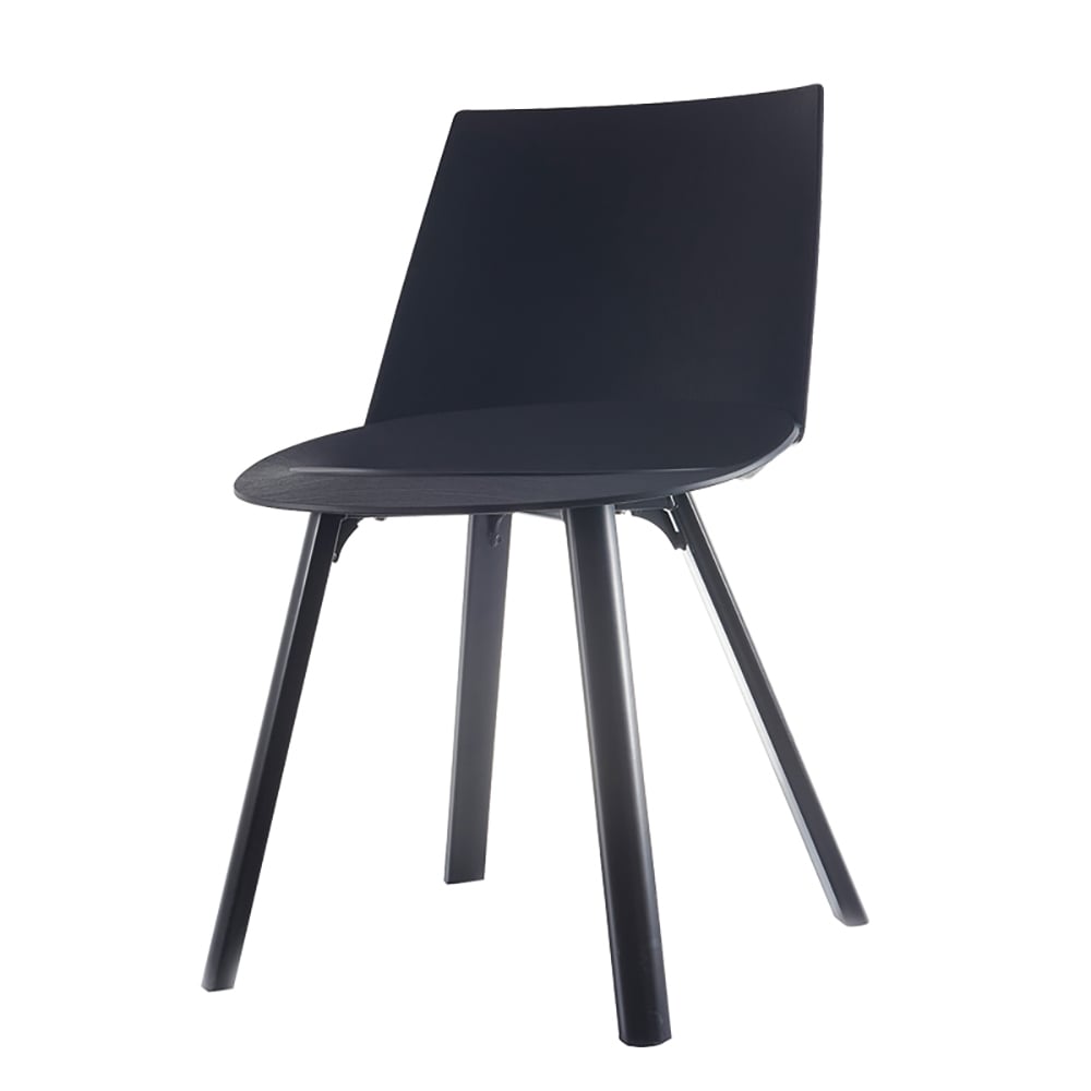 Modern Dining Chair High Back PP Material Dining Chair Dining Chair Set of 2 window image