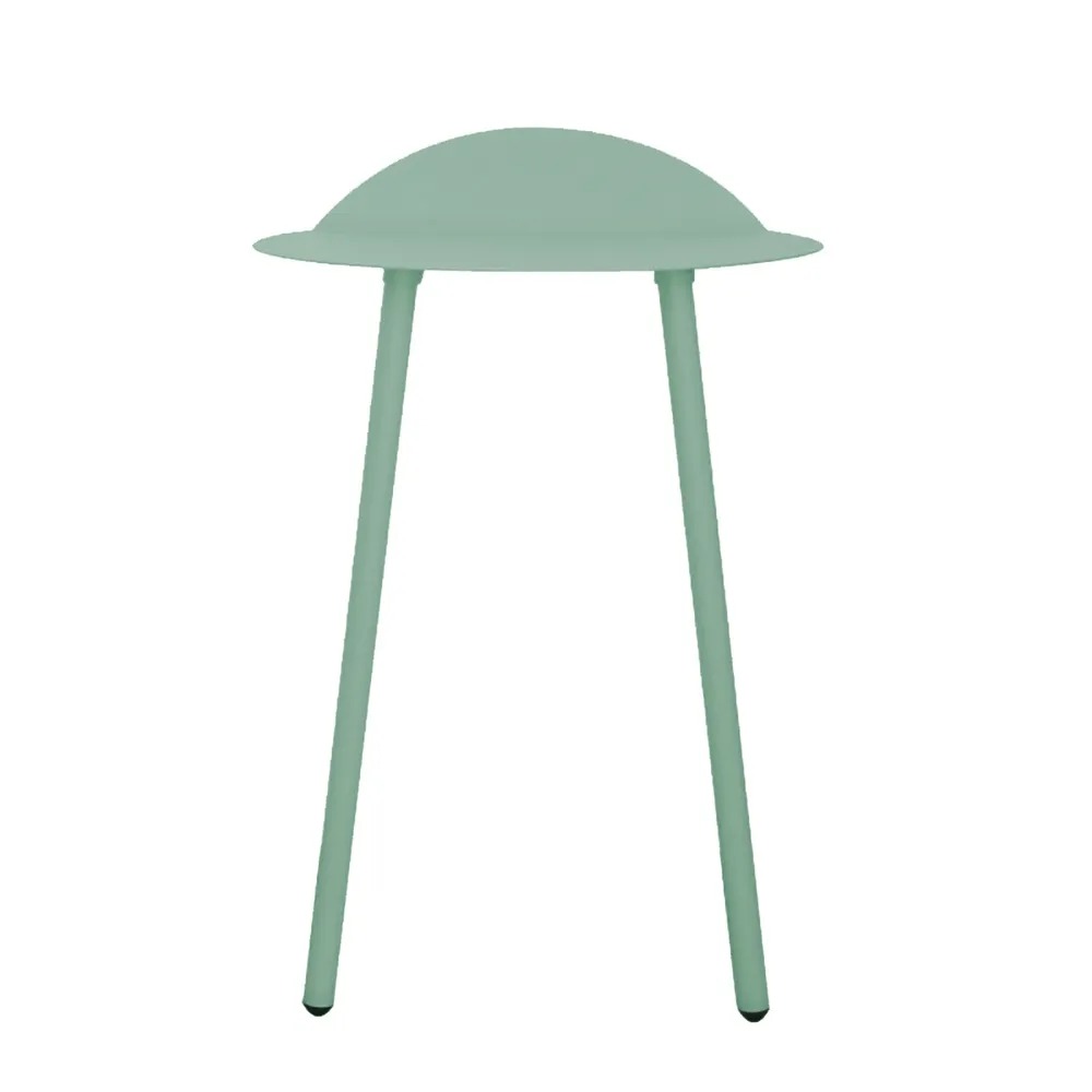 Green End Table Modern Metal Side Table window image