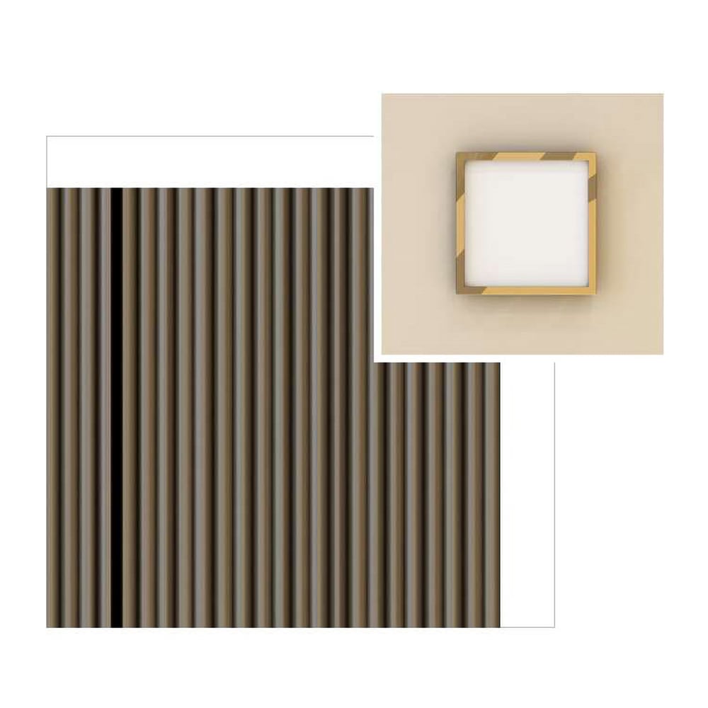 1500mm Modern Black Sideboard Buffet with Doors & Drawers & Shelf in Gold window image