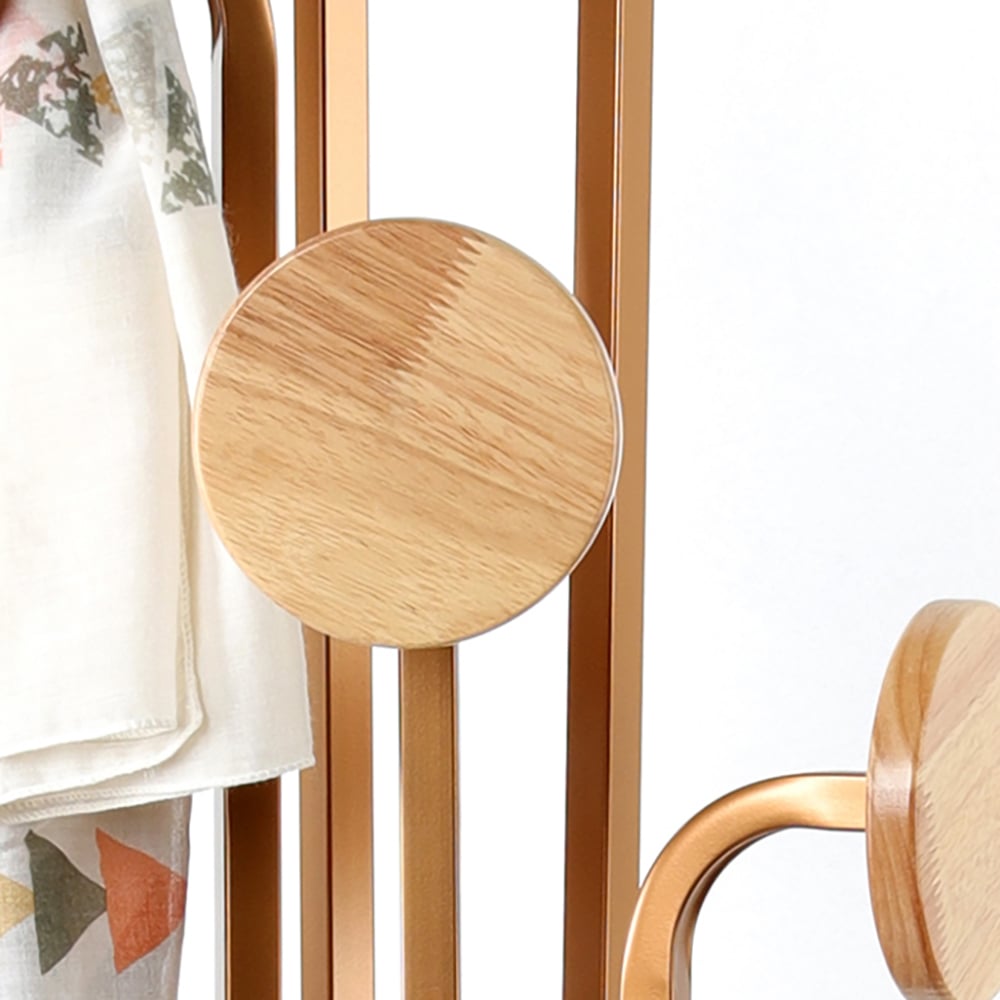 68.3" Modern Standing Coat Rack Decor Entryway Rack with Hooks window image