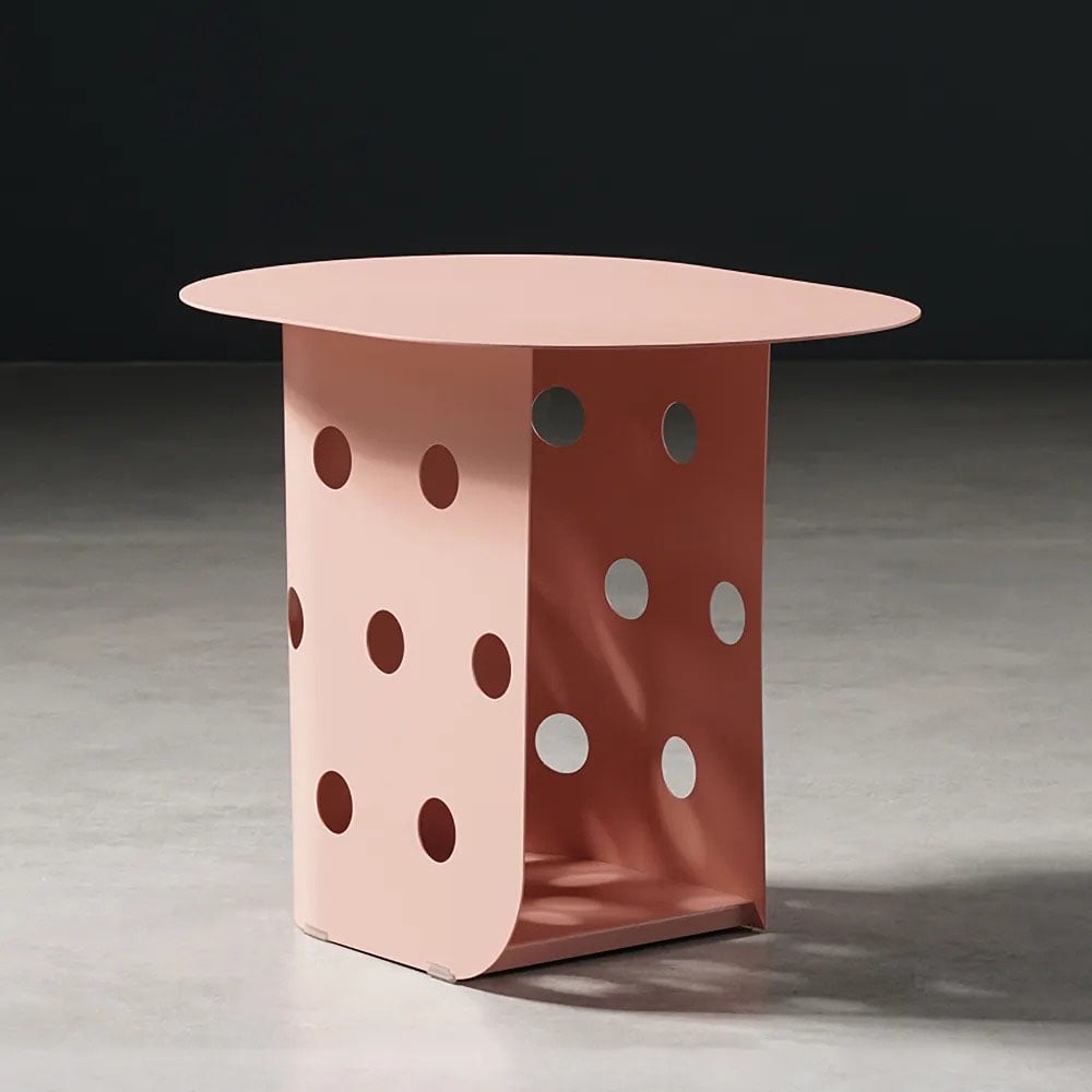 Pink Side Table with Storage window image