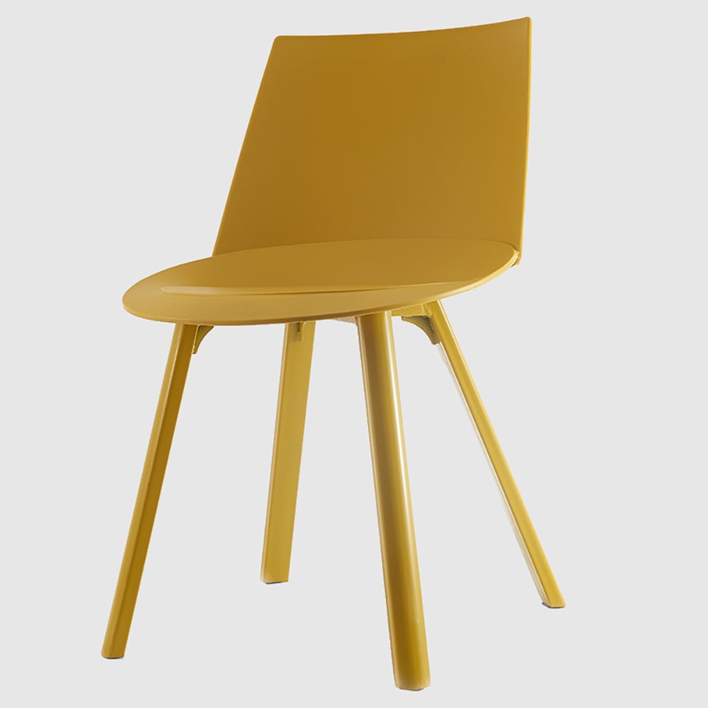 Modern Dining Chair High Back PP Material Dining Chair Dining Chair Set of 2 window image