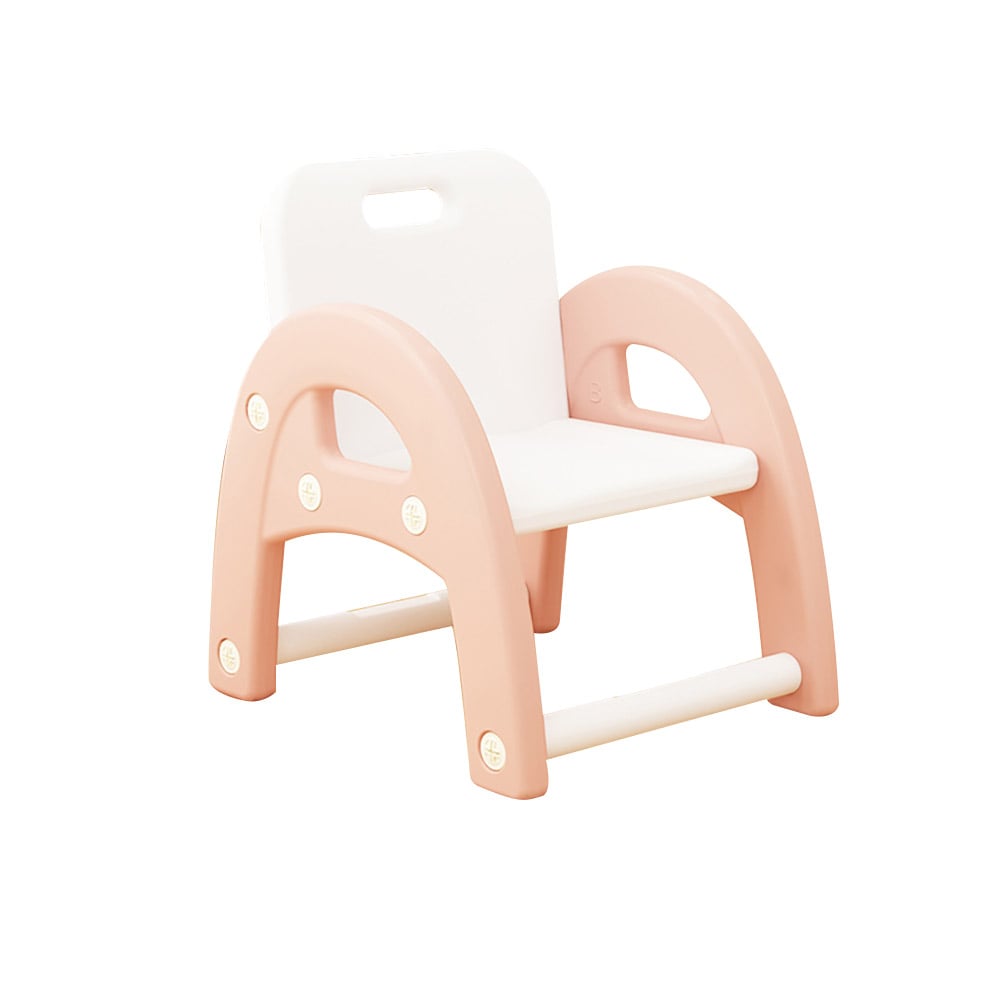 Pink Kids Chair Removable Toddler Chair PE Material Chair window image