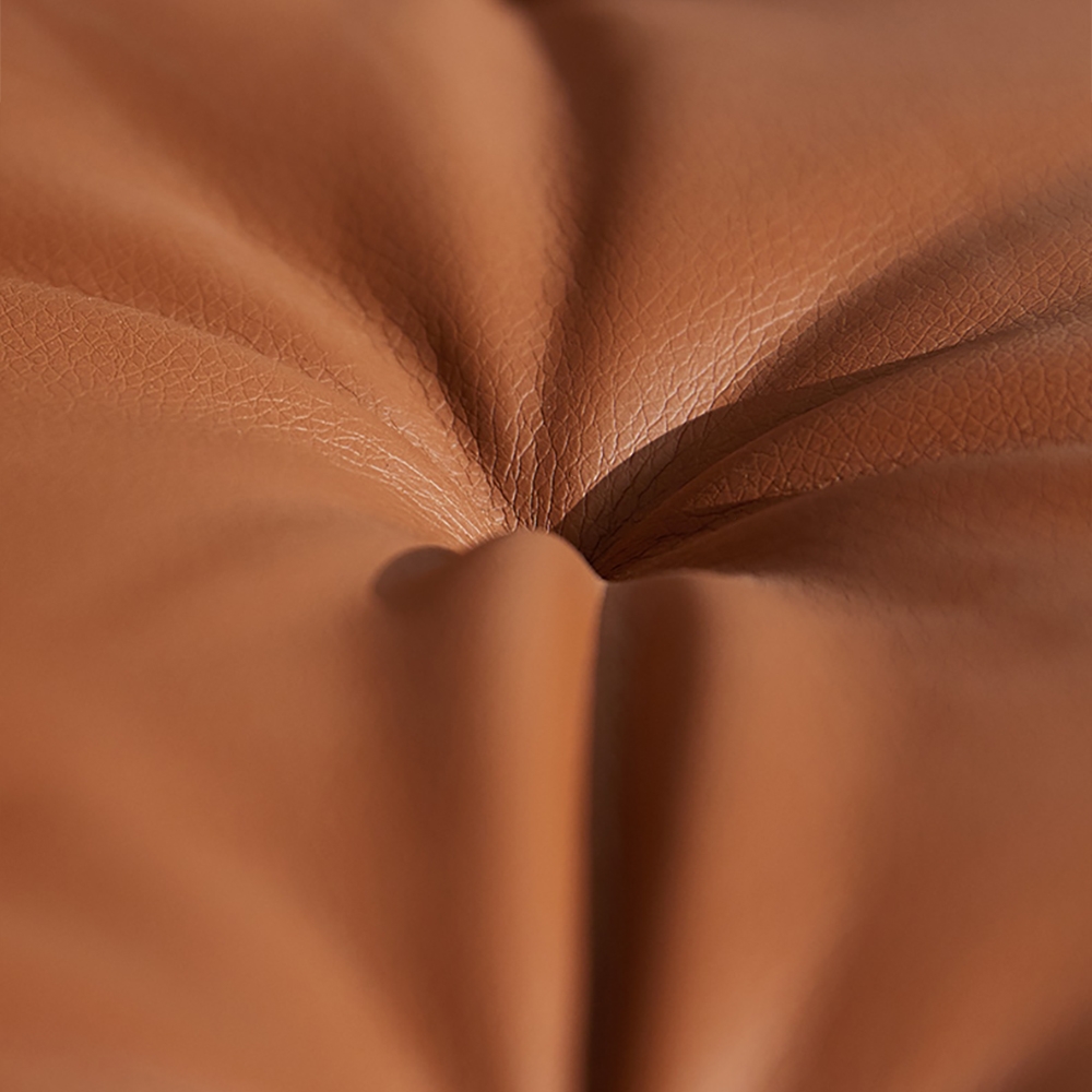 Modern Accent Chair Tufted PU Leather Upholstered Modern Chair window image