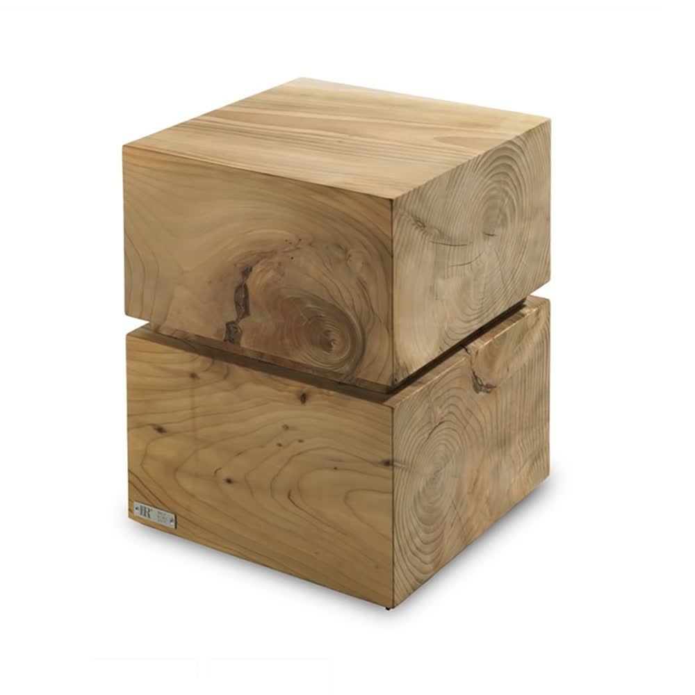 Modern Wood End Table Farmhouse Side Table Style A window image