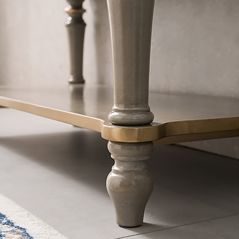 900mm Cushioned Bench White Upholstered Bench with Storage window image