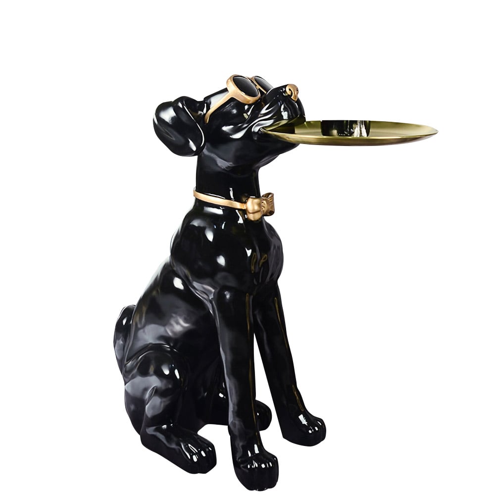 Table d'appoint moderne avec plateau noir image de fenêtre