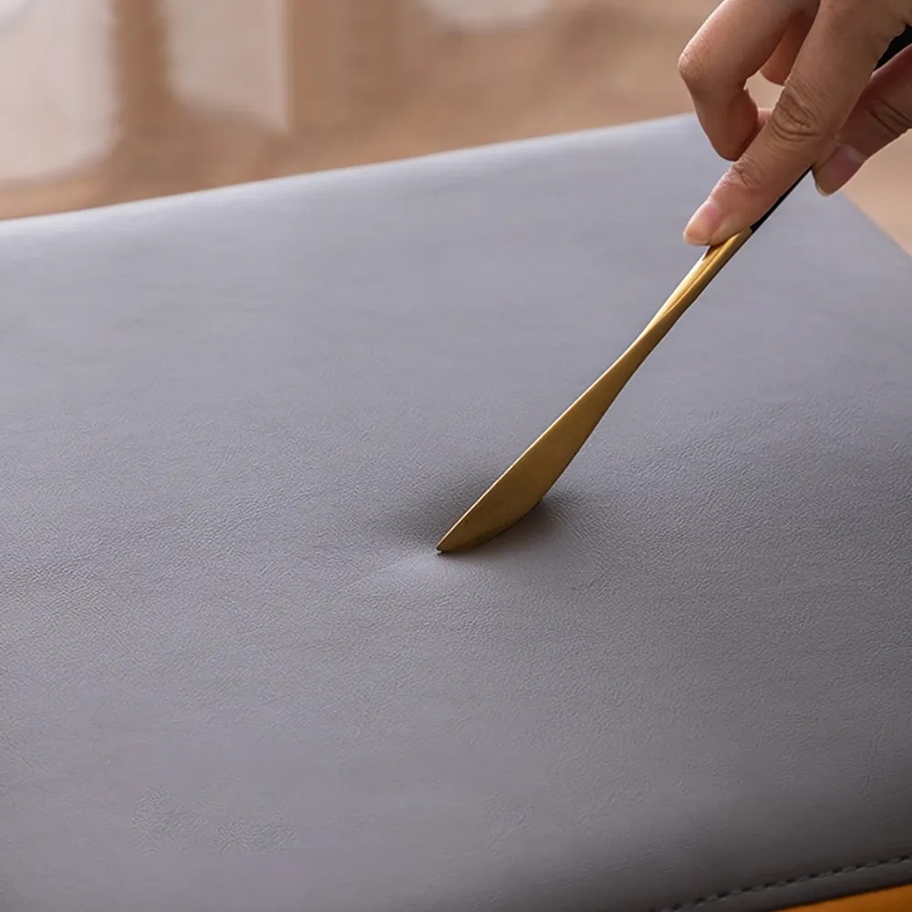 Arrow Ottoman PU Leather Upholstered Ottoman Stool window image