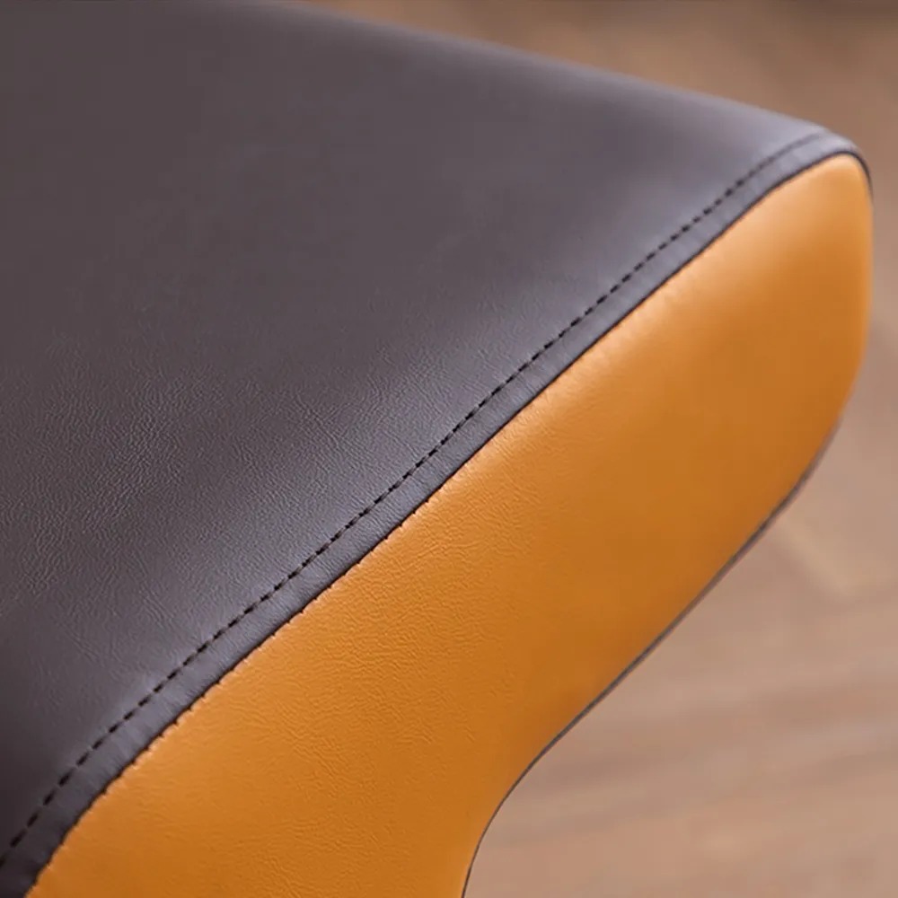 Arrow Ottoman PU Leather Upholstered Ottoman Stool window image