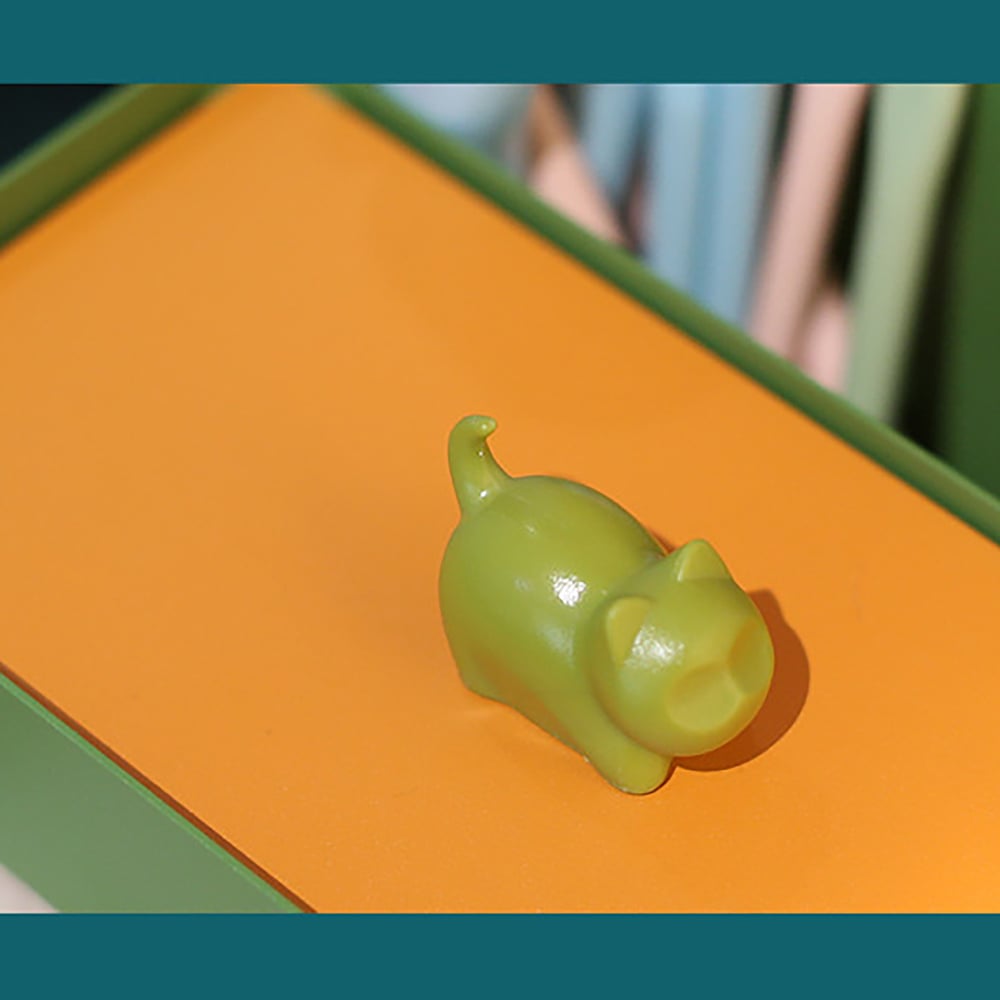 Rectangular Bathroom Desk Organiser Storage Box with Tissue Box window image