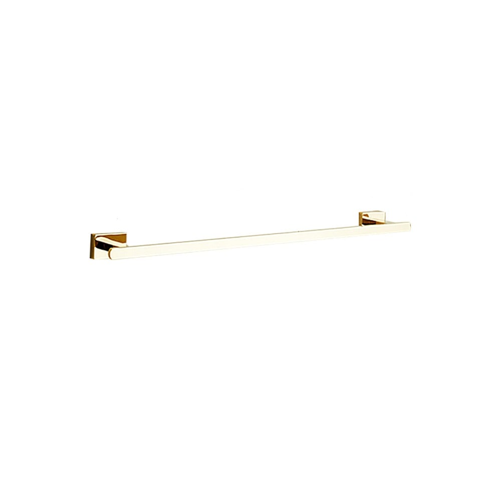 1-Bar Bathroom Golden Towel Rail Wall Mounted Towel Rail in Copper window image