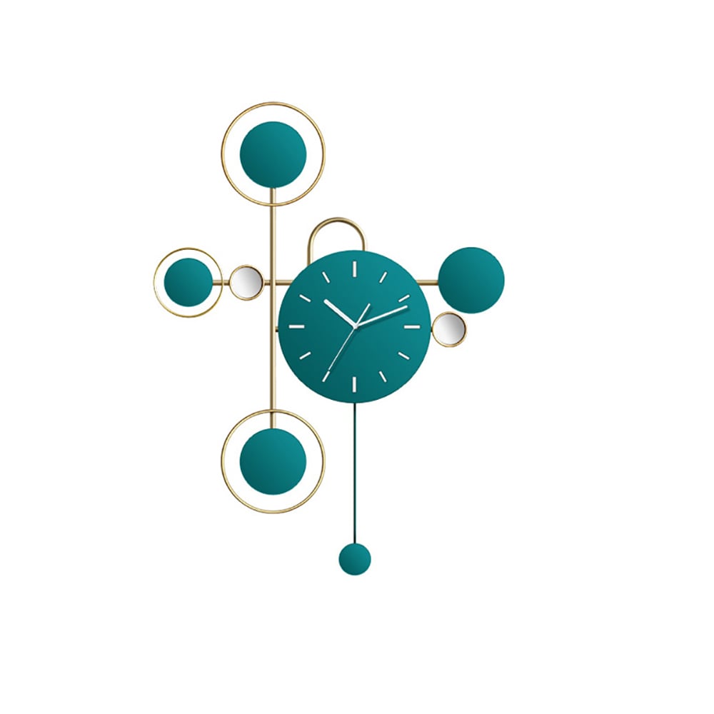 Nordic Creative Oversized Wall Clock with Metal Pendulum window image