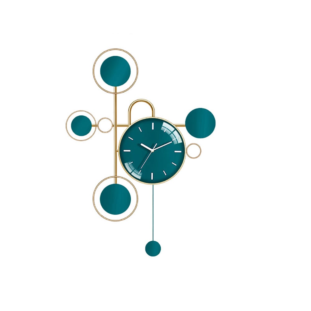 Nordic Creative Oversized Wall Clock with Metal Pendulum window image