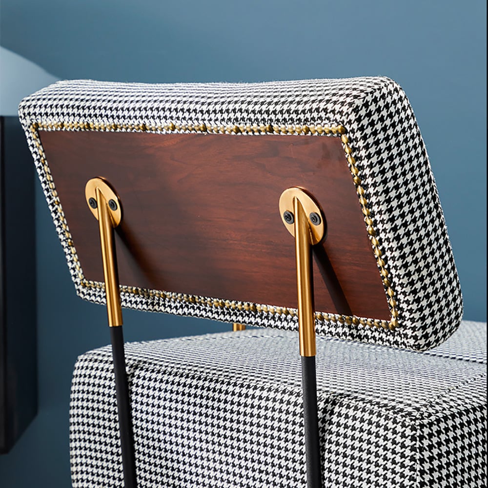 Sofá Individual de Estilo Nórdico de Tela imagen de ventana