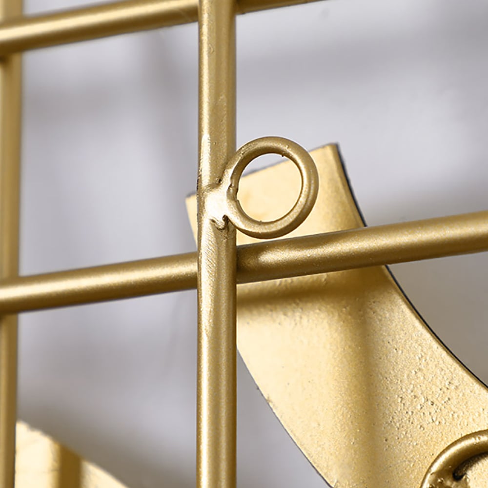 Cadre en forme d'onde de luxe 3D Poissons Décoration murale Canapé Fond Suspendu Art image de fenêtre