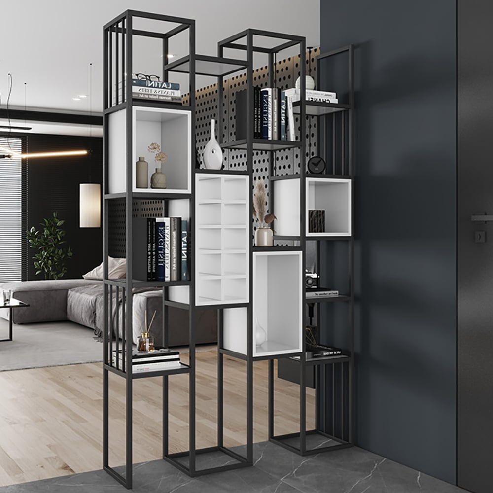 Étagère de luxe Etagere avec dossier ouvert image de fenêtre