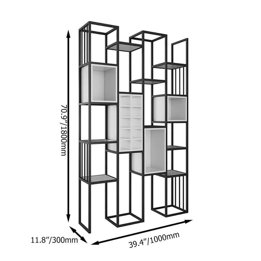 Étagère de luxe Etagere avec dossier ouvert image de fenêtre