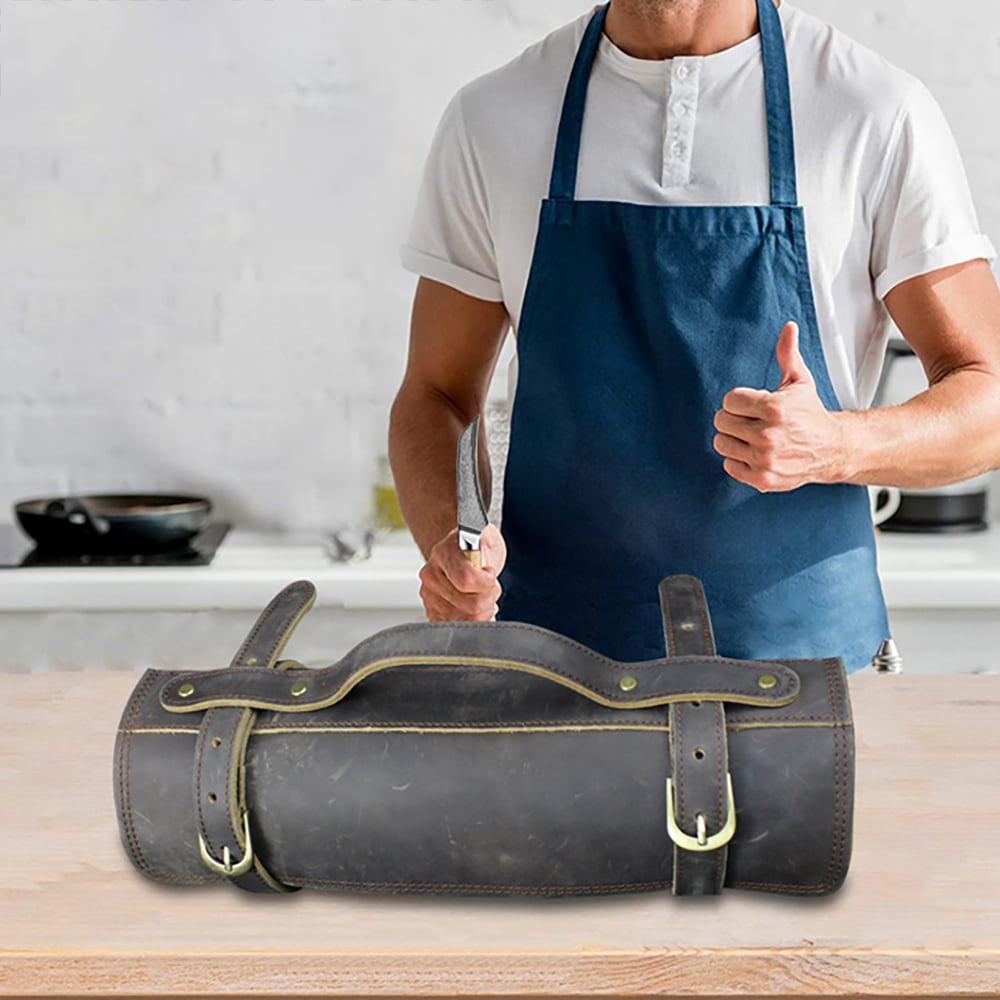 8 Pieces of Damascus Kitchen Knives window image