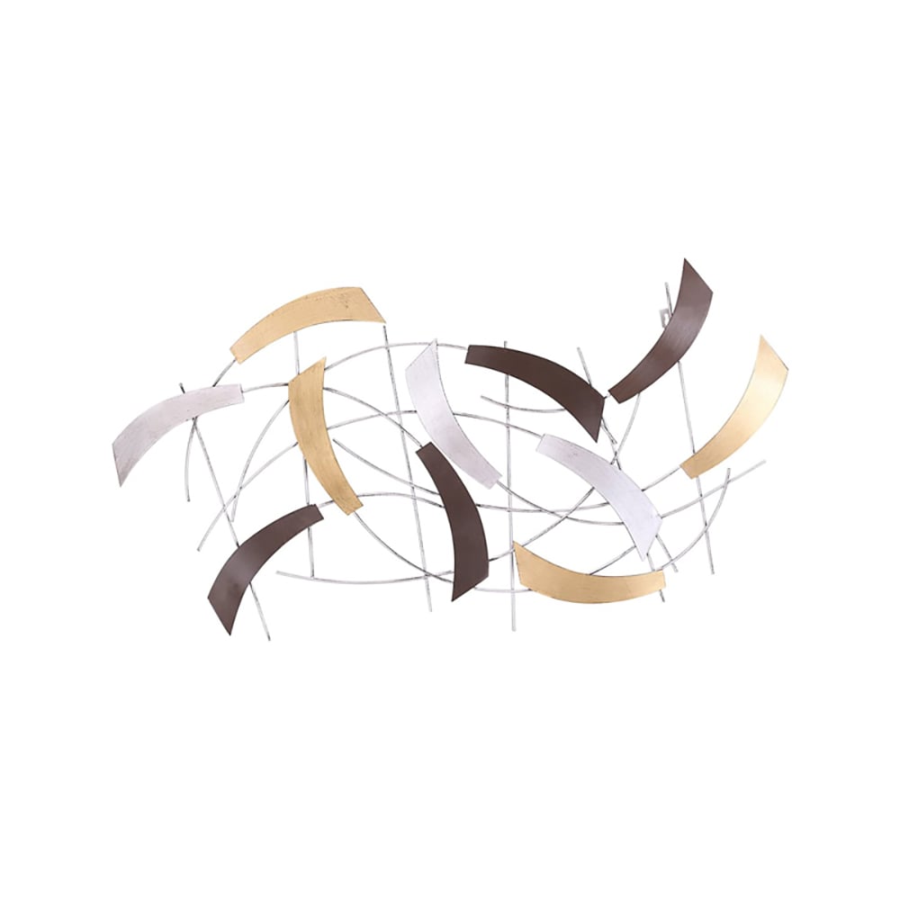 Décoration murale moderne en métal pour décoration murale abstraite irrégulière image de fenêtre