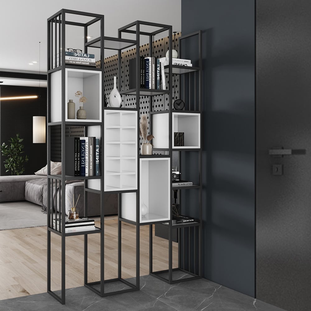 Étagère de luxe Etagere avec dossier ouvert image de fenêtre