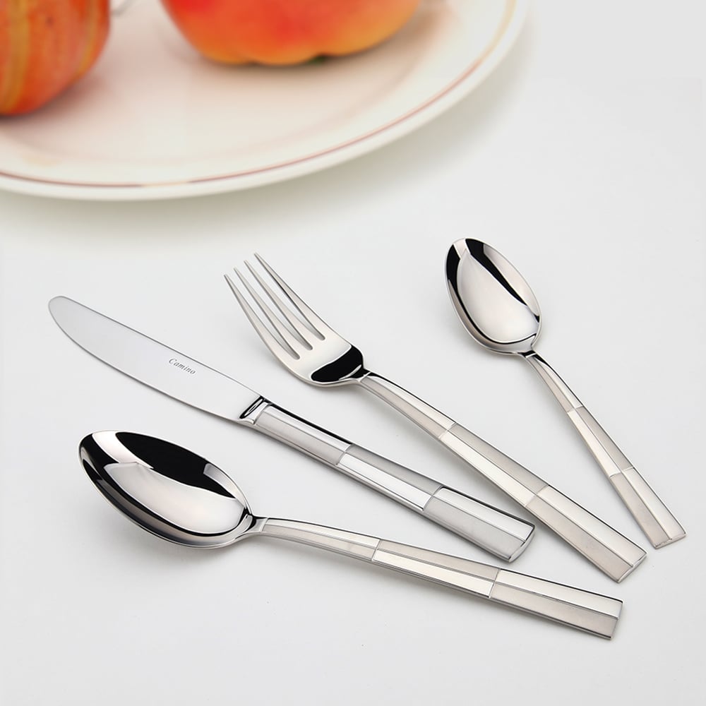 72 Pieces Stainless Steel Flatware Set Cutlery Set, Service for 18 window image