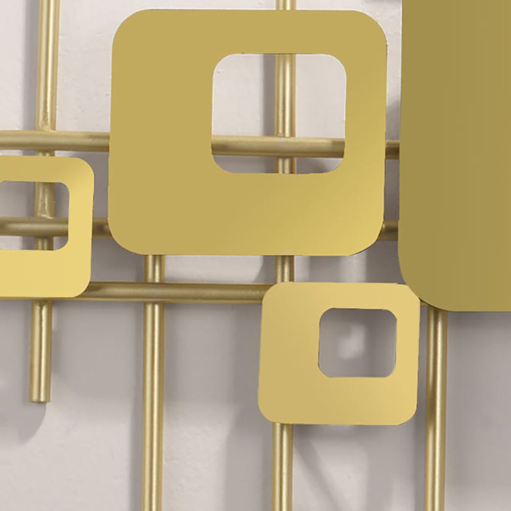 Nordic Luxury 3D Geometric Wall Decor Home Hollow-Out Wall Accent window image