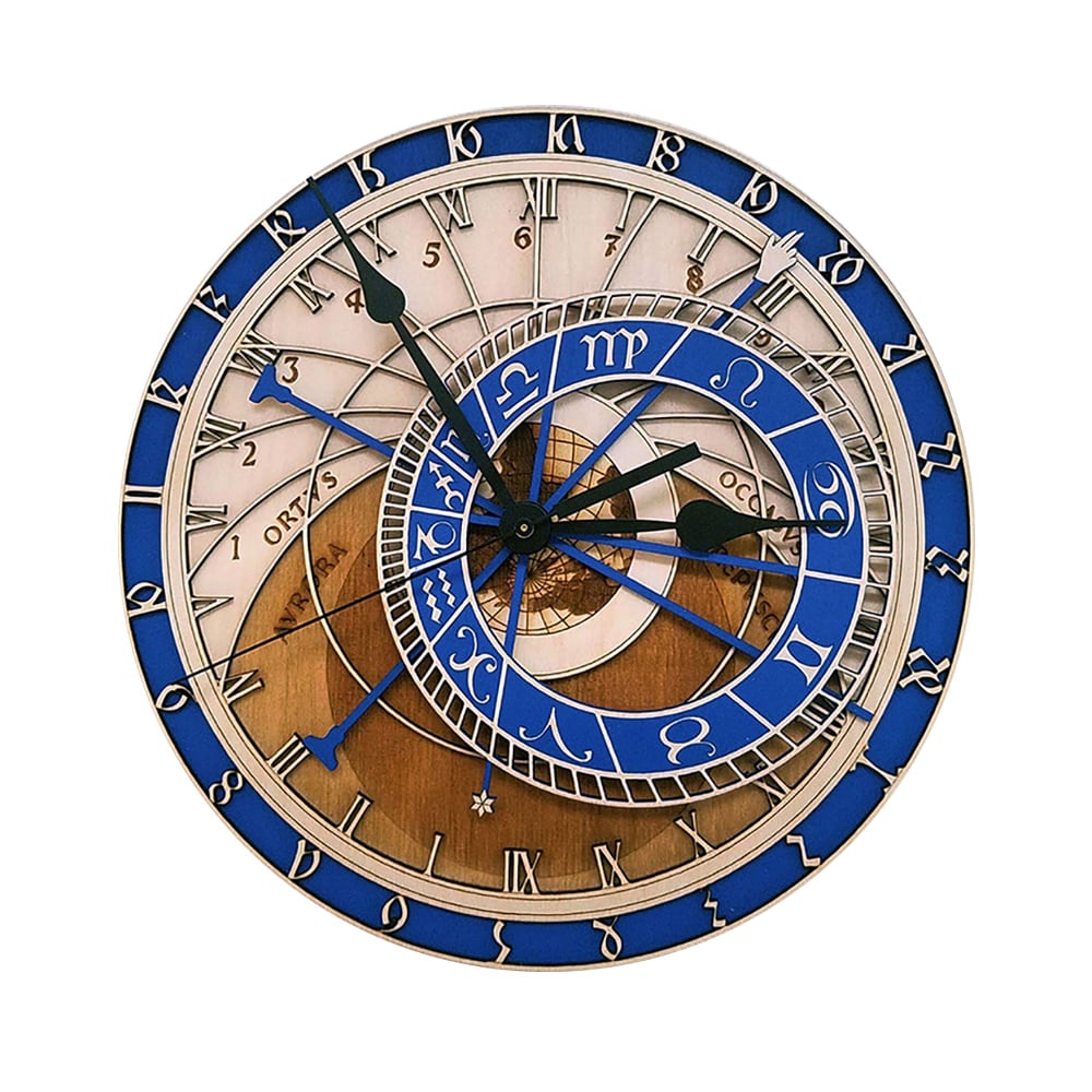Abstract Artistic Large Wall Clock European Retro Style Home Decor window image