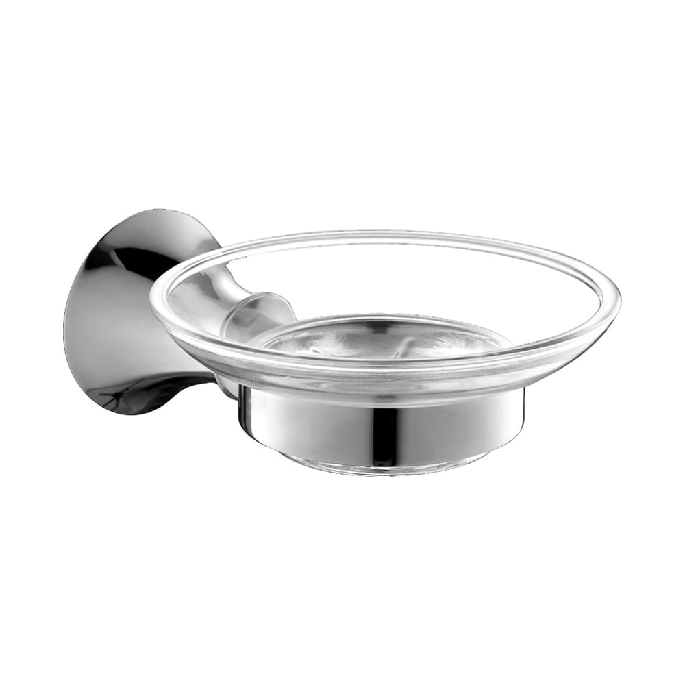 Juego de accesorios de baño de latón de 4 piezas toallero, toallero y jabón, color cromado Imagen de ventana