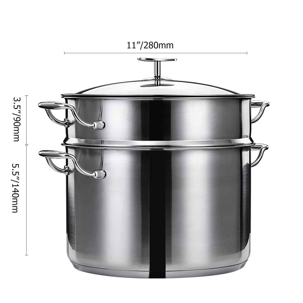 7 Pieces Stainless Steel Cookware Set