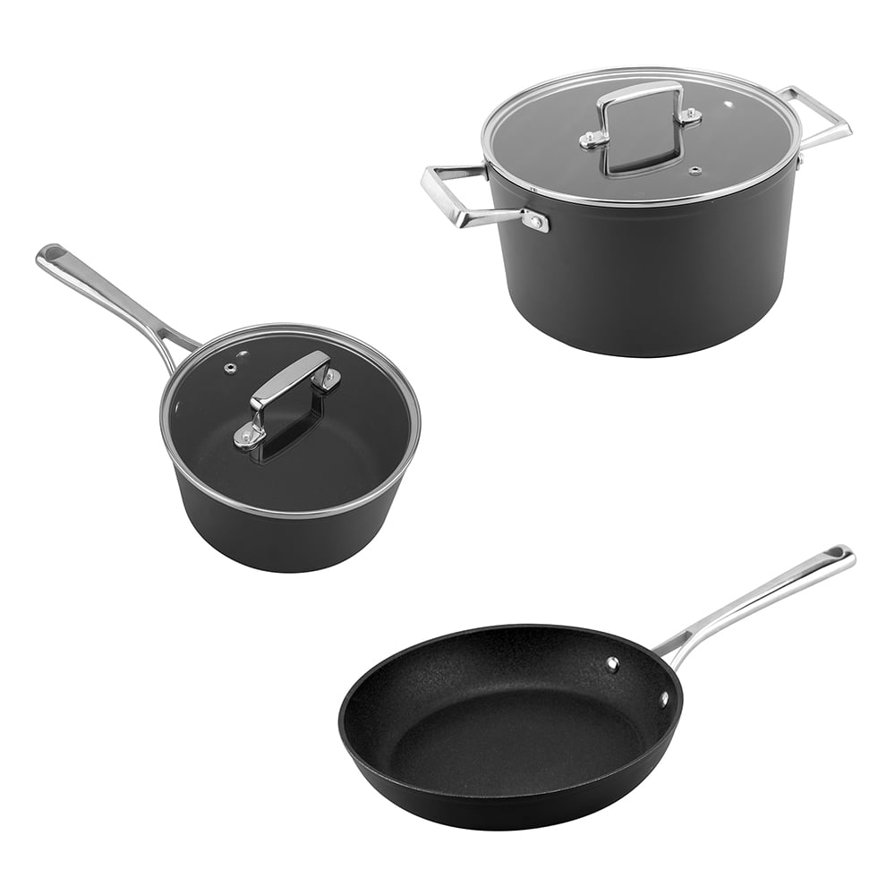 5 Pieces Aluminum Nonstick Cookware Set Pots and Pans Set