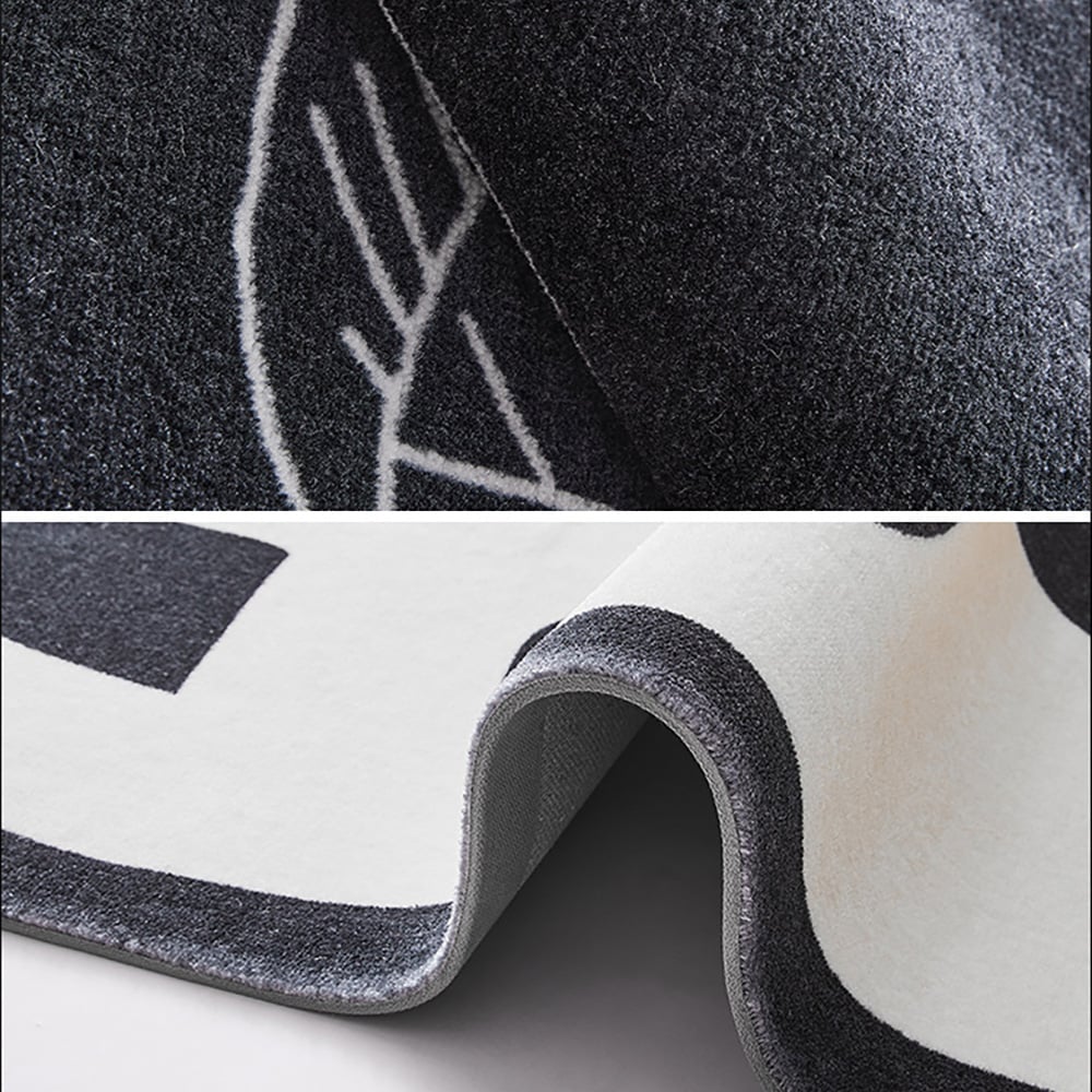 Tapis rectangulaire jaune imaginatif de style moderne 2 740 mm x 3 650 mm image de fenêtre