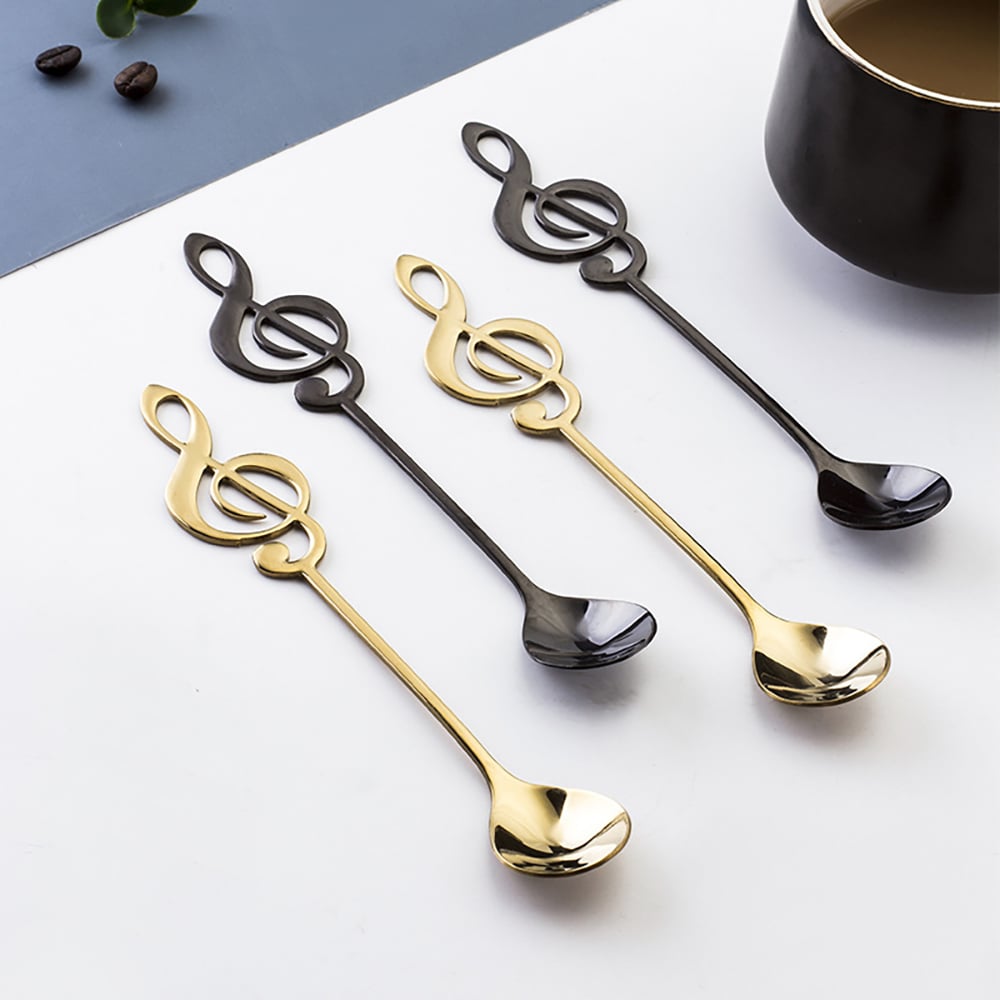 120 Pieces Creative Stainless Steel Flatware Set for Dessert of 5 Styles window image